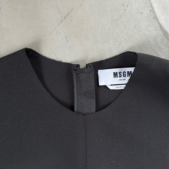 MSGM Little Black Dress with Pockets - Picture 5 of 8